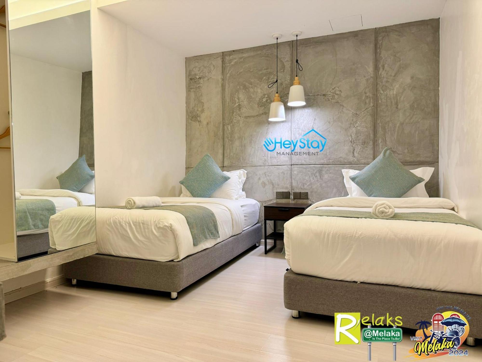 Modern Cave Guest House Walking Distance 5Mins To Jonker Malacca Exterior foto